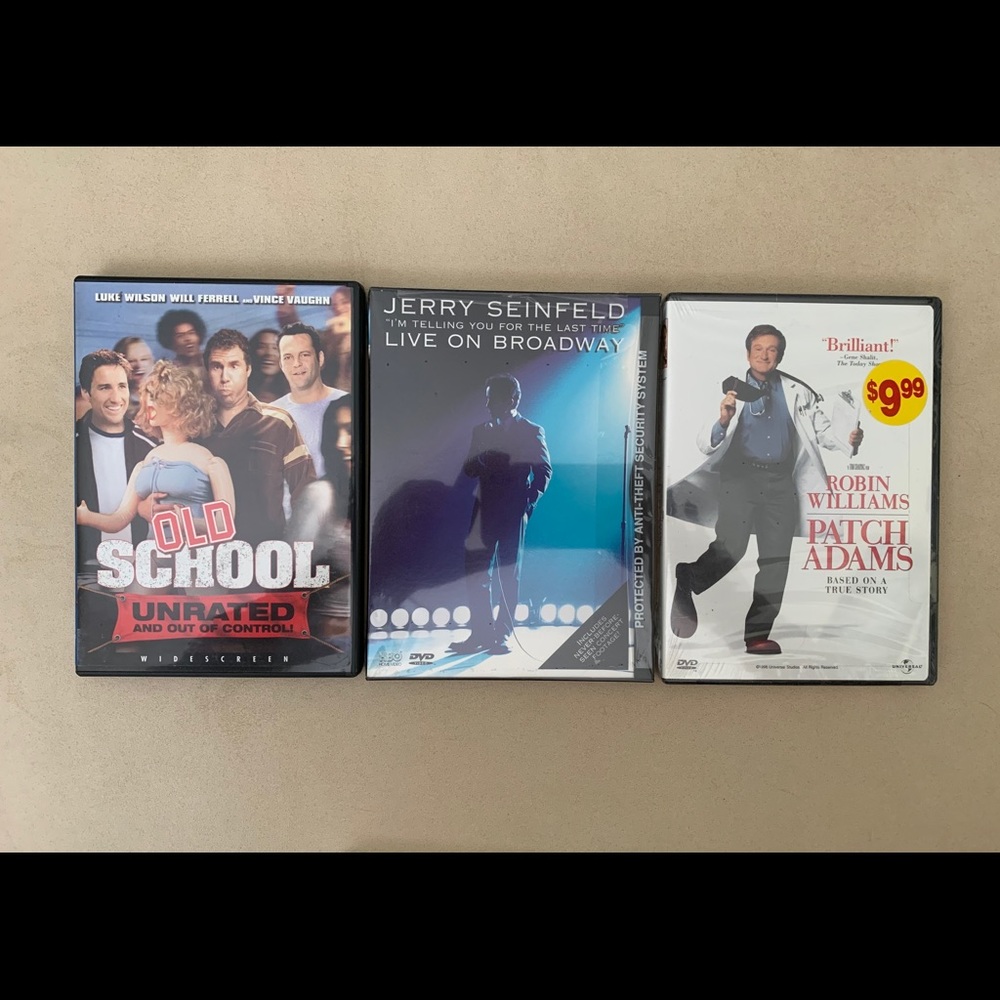 Set of 3 Comedy DVDs